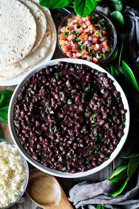 Our best 9 vegan Mexican recipes are perfect for taco Tuesdays. Enjoy these plant based, healthy, high protein dinner ideas that are easy and simple to make. Satisfy your cravings with our delicious variety from tacos to beans. Chipotle Black Beans Recipe, Leftover Black Beans, Chipotle Black Beans Copycat, Black Beans For Tacos, Chipotle Beans, Mexican Beans, Beans From Scratch, Chipotle Copycat, Vegetarian Mexican Recipes