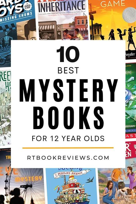 Looking for mystery books with thrilling adventures and challenging puzzle-solving opportunities for your 12-year-old to read? Look no further! Tap to see the 10 best mystery books made for 12-year-olds! #mysterybooks #mysterybooksforkids #mustreadbooks #bestbookstoread #youngadultbooks Books To Read For 10-12, Books For Kids 10-12, Books For 12 Year Girl, Books To Read For 12-14, Good Books For 12-14, Best Mystery Books, Teen Novels, Library Inspiration, Kindergarten Books