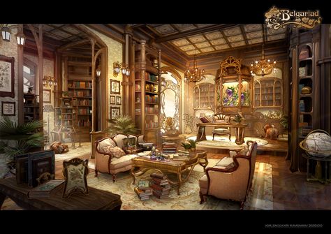 The Belgariad, Fantasy Builds, Room Concept Art, Fancy Homes, Feng Zhu Design, Victorian Vibes, Fantasy Locations, Feng Zhu, Fancy Living Rooms