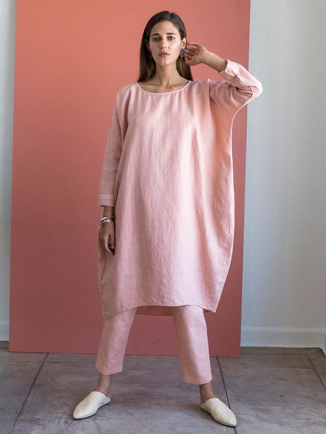 Rachel Craven - Short Cocoon Dress - Dusk Cocoon Dress Pattern Free, Knit Cocoon Cardigan, Linen Skirt Outfit, Cocoon Sweater, Cotton Lagenlook V-neck Dress, Crew Neck Dress, Cocoon Dress, Secret Language, Crewneck Dress