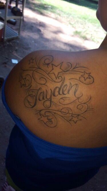 Jayden Jayden Tattoo Names Design, Jayden Tattoo, Tatto Name, Name Tattoo, Name Tattoos, Name Design, Neck Tattoo, Tattoo Fonts, Body Tattoos