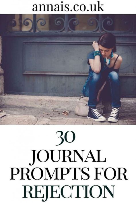 Journal Prompts For Rejection, Rejection Journal Prompts, How To Accept Rejection, Rejection Wound Healing, 30 Journal Prompts, Let Yourself Feel, Learn More About Yourself, Journal Questions, Daily Journal Prompts