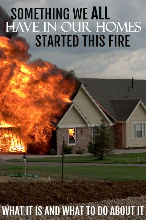 Losing your home can mean hundreds of thousands of dollars down the drain. Don't let that happen. Find out one simple, yet highly missed way to prevent it. Stay Puff, Sarah Titus, Dollar Diy, Fire Kids, Fire Prevention, House Fire, Home Safety, Fire Safety, Household Tips