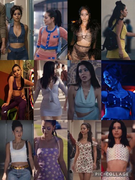 Actress Alexa Demie as Maddy Perez, outfits from Euphoria Season 1 (Not all) Mandy Perez Inspired Outfits, Euphoria Character Outfits, Daijah Core, Maddie Euphoria Outfits, Maddy Perez Outfits, Maddy Outfits, Euphoria Season 1, Maddy Perez Euphoria, Euphoria Clothing