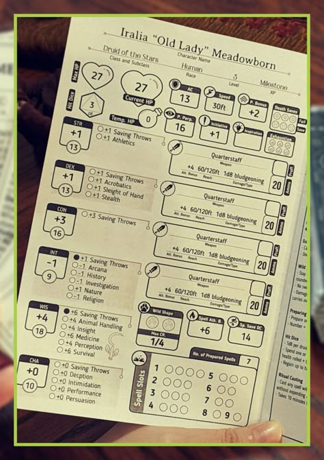 Highly specialized character sheets for your d&d game not only specific to your class, but even your subclass selection! We’ve included places to track every relevant resource easily and included tons of additional space for abilities as you level up. Even includes class quick references so if you ever forget something no need to drag out your books or look online – just turn the page! Dnd Druid Character, Druid Character Sheet, Character Sheet Ideas, Dnd Character Journal, D D Character Sheet, Druid Character, Rpg Character Sheet, Gm Screen, Character Journal