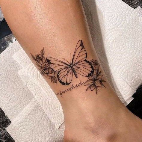 Always Growing Tattoo, Butterfly And Dragonfly Tattoo, Butterfly Tattoo With Flowers, Butterfly And Flower Tattoo, Butterfly With Flowers Tattoo, Cross Tattoos For Women, Flower Wrist Tattoos, Planet Tattoos, Tattoos For Women Flowers