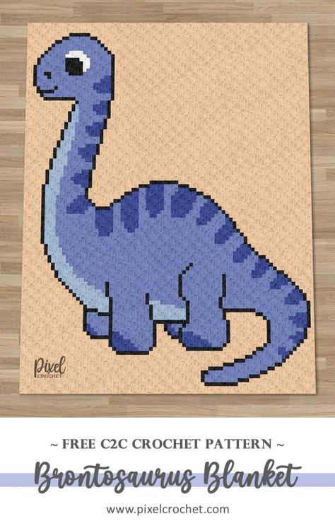 C2C Brontosaurus Blanket Pattern – Pixel Crochet Dinosaur C2c Crochet, C2c Dinosaur Pattern, Tapestry Crochet Dinosaur Pattern, Graphgram Crochet, C2c Dinosaur Blanket, C2c Crochet Pattern Free Charts Animals, C2c Blanket Pattern Free, C2c Baby Blanket Pattern Free Crochet, Dinosaur Crochet Blanket