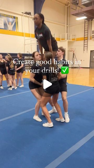 Cheer Motions Drills, Cheer Stunting Drills, Cheer Base Tips, Flyer Drills, Cheer Drills, Cheerleading Flyer, Cheer Base, Cheerleading Tips, Cheerleading Coach