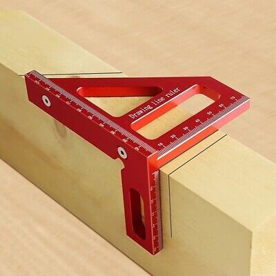 Material: aluminum alloy. Measuring Tools Woodworking, Woodworking Square, Carpenters Square, Essential Woodworking Tools, Triangle Ruler, Workshop Tools, Wood Working Ideas, Hand Tool Sets, Measuring Tools