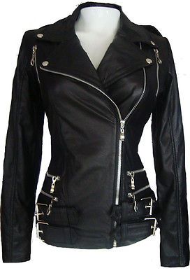 Womens Motorcycle Biker Leather Jacket With Zippers BLack Color for Women Use Womens Fashions, Women Motorcycle, Lambskin Leather Jacket, Biker Chic, Real Leather Jacket, Motorcycle Women, Lady Biker, Fashion Industry, Black Leather Jacket