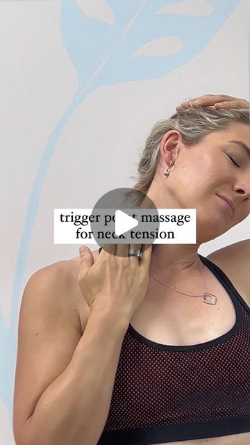 Claire S | Physiotherapy & Pilates on Instagram: "Warning: this will probably hurt (in the best way) 🫠  These trigger point massage techniques will help you relieve  neck tension, headaches and even help with tense shoulders & jaw pain.  Save this video and thank me later 😇  #necktension #tensionrelief #neckpainrelief #massage #headache #headacherelief #physio #triggerpointtherapy #neckpain #functionalfitness #stressrelief" Neck Massage Techniques, Relieve Neck Tension, Neck Sprain, Tense Shoulders, Neck Tension, Trigger Point Massage, Jaw Pain, Trigger Point Therapy, Tension Relief