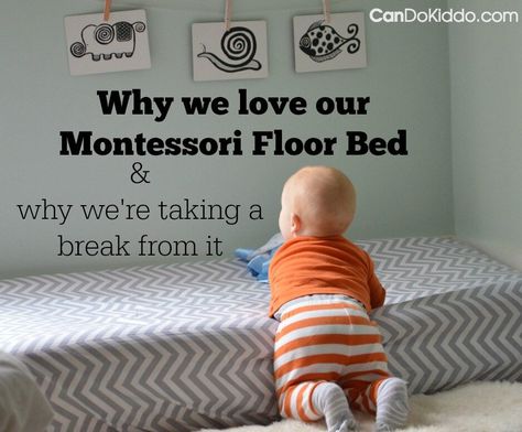 A Montessori Floor Bed And Baby Sleep Problems | CanDo Kiddo Montessori Bedroom Baby, Baby Floor Bed, Montessori Newborn, Montessori Infant Room, Montessori Nursery, Montessori Floor Bed, Montessori Parenting, Newborn Bed, Montessori Bedroom