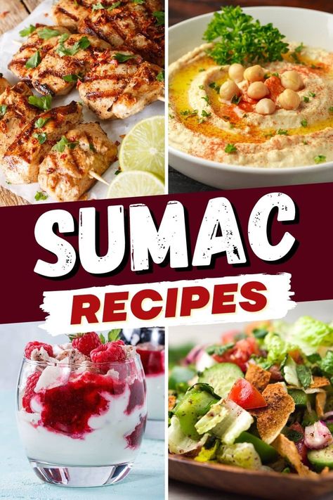 Salad With Sumac, Sumac Recipes Vegetarian, Ground Sumac Recipes, How To Use Sumac Spice, Recipes With Sumac Powder, Recipes Using Sumac, Sumac Recipes Mediterranean Dishes, Sumac Onions Recipe, Recipes With Sumac Spice