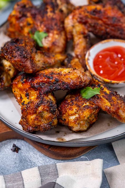 Air Fry Whole Chicken Wings, Air Fryer Whole Chicken Wings Recipe, Airfryer Whole Chicken Wings, Whole Chicken Wing Recipes Air Fryer, Whole Chicken Wings In Air Fryer, Whole Wings In Air Fryer, Whole Wings Recipes, Whole Chicken Wings, Whole Chicken Wings In The Oven