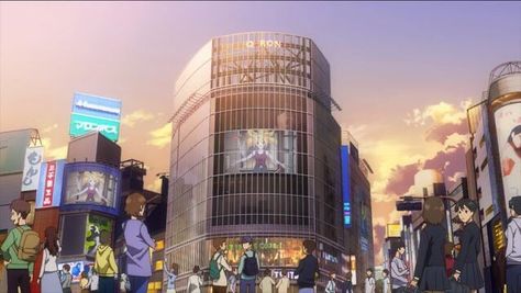 Mha Background, Futuristic Anime, Anime Houses, Background City, Scene Background, Anime City, City People, Scenery Background, Anime Backgrounds