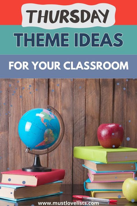 Here’s a big list of fun themes for Thursdays, along with suggestions for using them to increase engagement and learning opportunities for your students. These Thursday theme ideas or Thursday hashtags can be the focus of an entire day or a way to label a brief segment of the day. Whether you’re in a classroom setting or homeschooling your own kids, themes or hashtags use catchy alliteration or rhyming to amp up the fun factor. Thursday Hashtags, Catchy Words, Theme Activity, Theme Days, Rhyming Words, Classroom Setting, Classroom Fun, School Themes, Increase Engagement