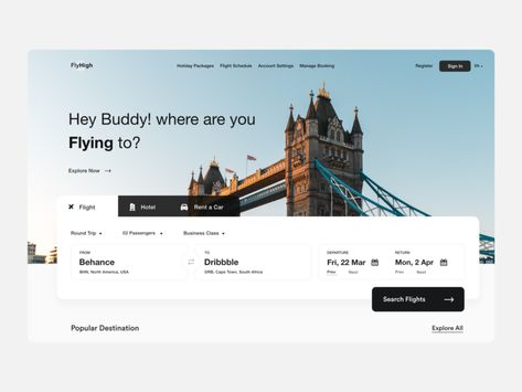 Flight Website Design, Hotel Booking Website Ui Design, Travel Booking Website Design, Flight Booking Website Design, Travel Ui Design, Flight Artwork, Hotel Booking Ui, Booking Website Design, Booking Site Design