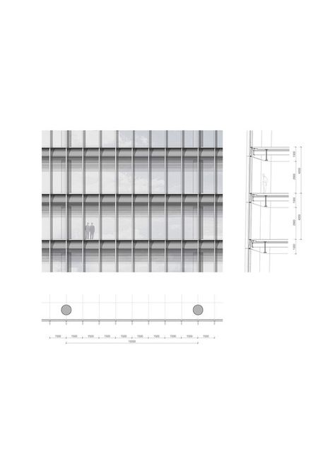 Gallery of Guangfa Securities Headquarters / JKP Architects - 23 Curtain Wall Facade, Canton Tower, Facade Detail, Elevation Drawing, Architectural Materials, Architecture Elevation, Office Tower, Landmark Buildings, Tower Design