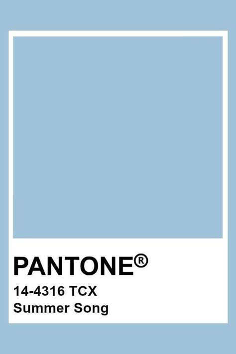 Bleu Pantone, Pantone Azul, Pantone Tcx, Summer Color Trends, Pantone Color Chart, Pantone Swatches, Pantone Palette, Pantone Colour Palettes, Trending Colors