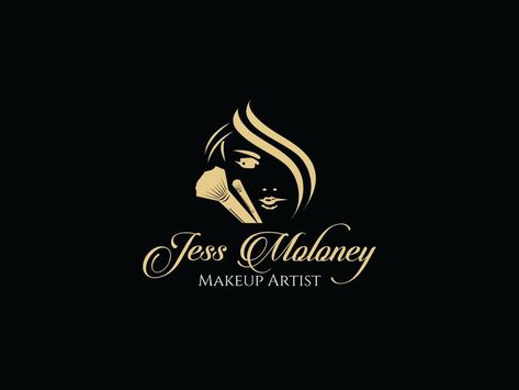 Beauty Logo Makeup Artists, Logo Artist, Salon Logo Design, Flower Background Images, Makeup Artist Logo, Hair Flyer, Makeup Logo, Makeup Hacks Beauty Secrets, Kpop Ideas