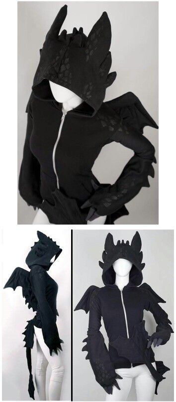 Toothless's hood jacket :D Toothless Cosplay, Toothless Hoodie, Toothless Pattern, Toothless Costume, Cute Toothless, Fox Hoodie, Hoodie Costume, Dragon Hoodie, Dragon Costume