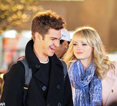 Andrew Garfield Amazing Spider-Man 2 Haircut Emma Stone Gwen Stacy, Emma Stone Andrew Garfield, The Amazing Spiderman 2, Andrew Garfield Spiderman, Garfield Spiderman, Amazing Spiderman Movie, Spiderman Spider, Spider Man 2, Gwen Stacy