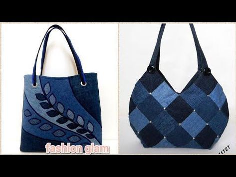 denim shoulder bags/patchwork denim bags styles and ideas #jeansbagdiy #jeansbagdiyfreepattern #jeansbagdiyhowtomake Denim Bag Ideas, Diy Denim Bags And Purses, Jeans Bags Ideas Handbags, Diy Denim Bags, Jean Bags Pattern Ideas, Jeans Bag Diy, Jeans Bags Ideas, Patchwork Bags Diy, Quilted Purse Patterns