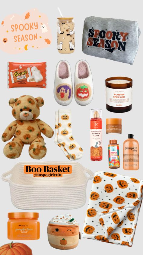 @inspogirly101 Cute halloween couples gift basket #boobasket #halloween #couples #gf #giftbasket #fallaesthetic #fall Boo Basket/ gift ideas for girlfriend/boyfriend #halloween basket Basket Gift Ideas For Girlfriend, Fall Basket Ideas For Boyfriend, Couples Gift Basket, Boo Basket Ideas For Girlfriend, Boo Basket Ideas For Best Friend, Fall Basket Ideas, Boyfriend Halloween, Basket Gift Ideas, Diy Halloween Gifts