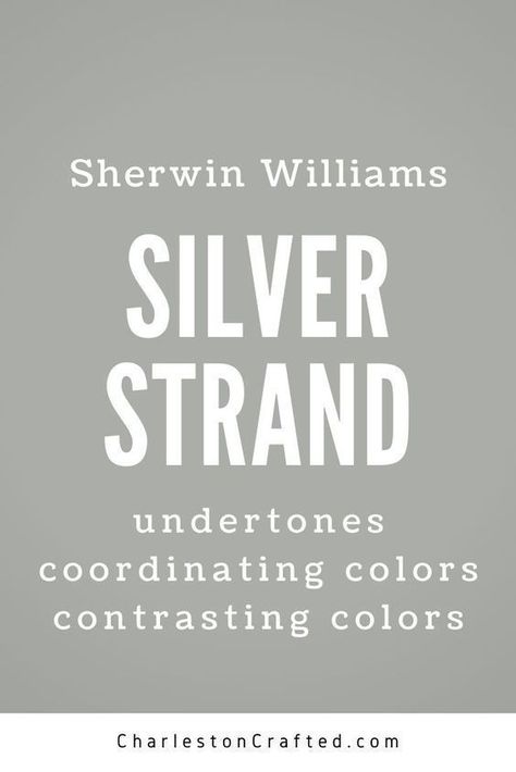 Sherwin Williams Silver Strand Coordinating Colors: Hometalk: DIY Silverstrand Sherwin Williams Bathroom, Sherwin Williams Silver Strand Bedroom, Sw Silver Strand Bedroom, Silver Strand Sherwin Williams Kitchen, Silver Strand Sherwin Williams Bathroom, Silver Grey Paint Color Sherwin Williams, Silver Strand Sherwin Williams Bedrooms, Silver Tipped Sage Sherwin Williams, Quicksilver Sherwin Williams