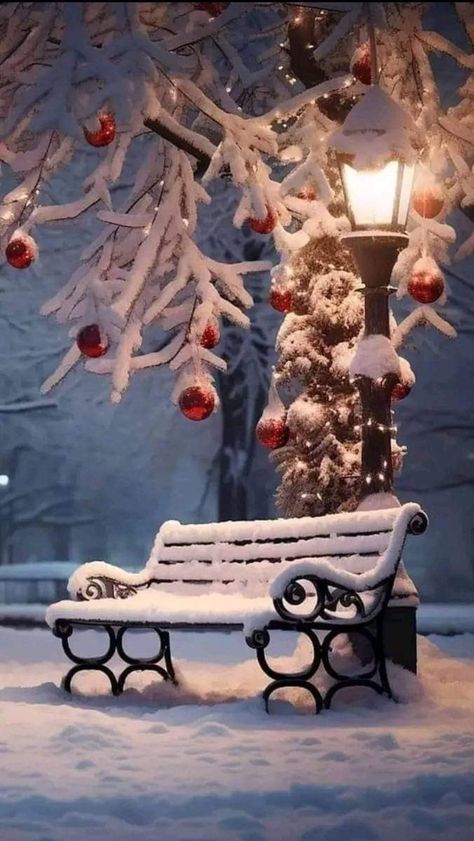 Christmas Snow Scenes, Christmas Street, Christmas Landscape, Christmas Party Themes, Christmas Wallpaper Backgrounds, Christmas Scenery, Winter Wallpaper, Christmas Wonderland, Old Fashioned Christmas