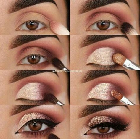 Teknik Makeup, Mekap Mata, Natural Smokey Eye, Video Makeup, Smink Inspiration, Makijaż Smokey Eye, Pinterest Makeup, בר מצווה, Make Up Inspiration