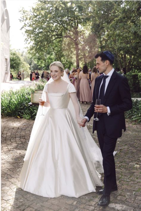 Phillipa Lepley Bride Caroline - Phillipa Lepley Square Neck Cap Sleeve Wedding Dress, Catholic Wedding Dresses, Phillipa Lepley, British Wedding Dresses, Romantic Classic, British Wedding, South African Weddings, Fashion Bride, Wedding Dress Cap Sleeves