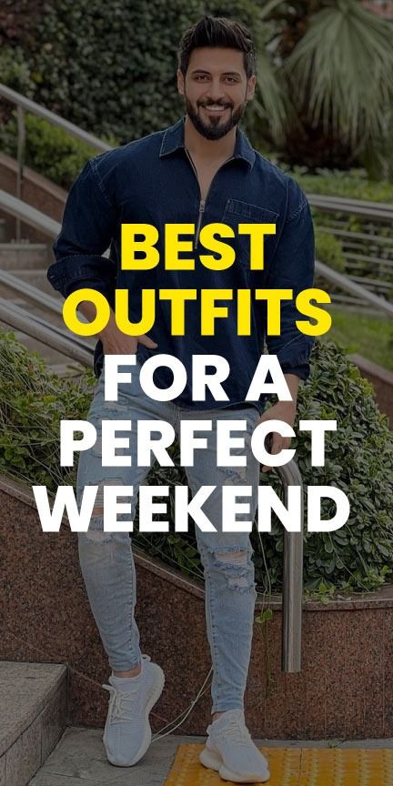 best-outfits-for-a-perfect-weekend Men Weekend Outfit, No Sleeve Jacket, Shredded Jeans, You Look Fab, The Best Outfits, Mens Fashion Blog, Neck Accessories, Black Ripped Jeans, Turtleneck Shirt