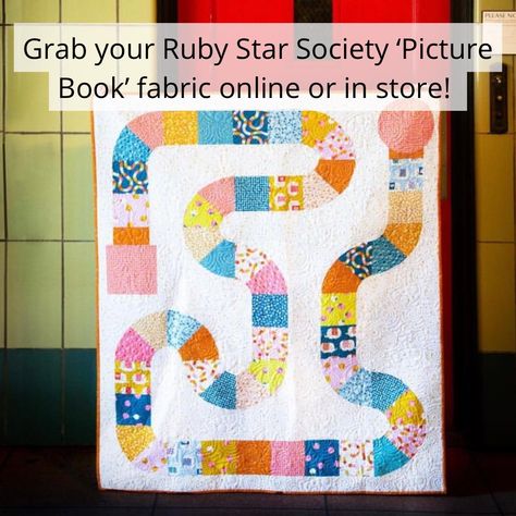 Join us at the end of July for the Ruby Star Society Sew Along! Using the fabulously fun ‘Picture Book’ fabric collection by Kimberly Kight, or ‘Dog Park’ by Sarah Watts! Kerry and Fleur will be doing different interpretations of the ‘Game Night’ quilt pattern! You can grab a your FREE ‘Game Night’ pattern on the Moda website or click on the link here, and we’ll also put another link in our bio! The pattern will give you layout options and you can colour in a layout to test your styling! Pop ... Book Fabric, Night Pattern, Ruby Star Society, Free Game, Star Ruby, Dog Park, Fabric Online, Game Night, Quilt Pattern