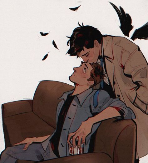 Celestial Character Design, Castiel Fanart, Supernatural Ships, Destiel Fanart, Supernatural Comic, Supernatural Fan Art, Supernatural Art, Supernatural Pictures, Supernatural Destiel