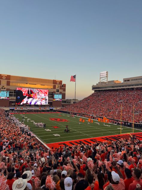 Oklahoma State University Aesthetic, Oklahoma State Football, College Wallpaper, College Vision Board, Osu Football, Oklahoma Football, Osu Cowboys, Go Pokes, College Acceptance