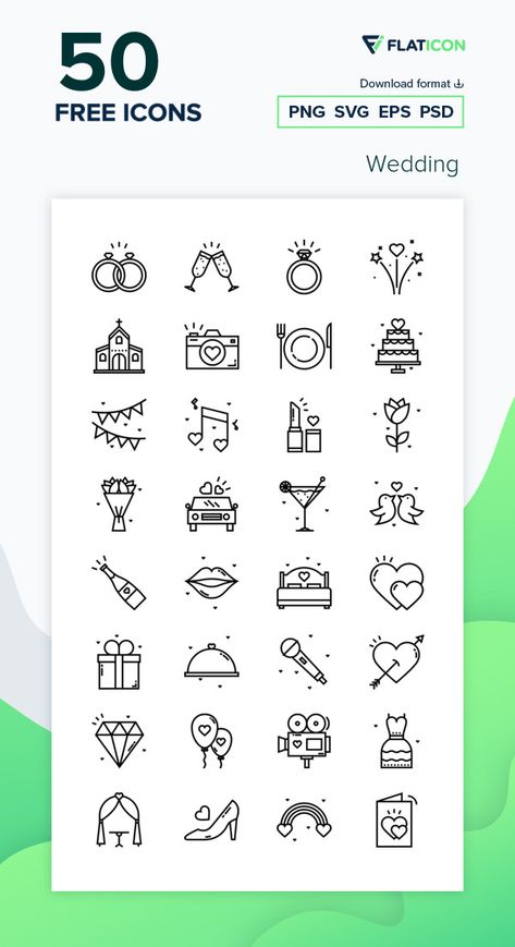 Download now this free icon pack from Flaticon, the largest database of free vector icons Wedding Icons Free Download, Wedding Icons Free, Wedding Symbols, Wedding Icon, Free Icon Packs, Wedding Clipart, Wedding Timeline, Wedding Organization, Wedding Vector