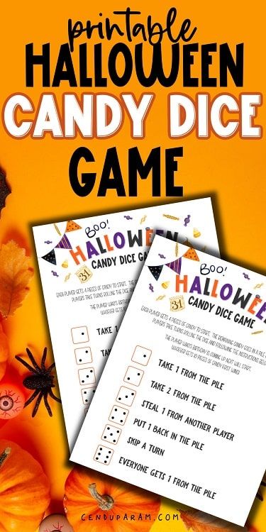 printable Halloween pass the candy game for kids. halloween candy dice game Pass The Candy Game, Halloween Candy Dice Game, Kids Halloween Party Games, Fun Halloween Activities For Kids, Halloween Party Games For Kids, Candy Dice Game, Classroom Party Games, Halloween Activities For Toddlers, Halloween Candy Bar