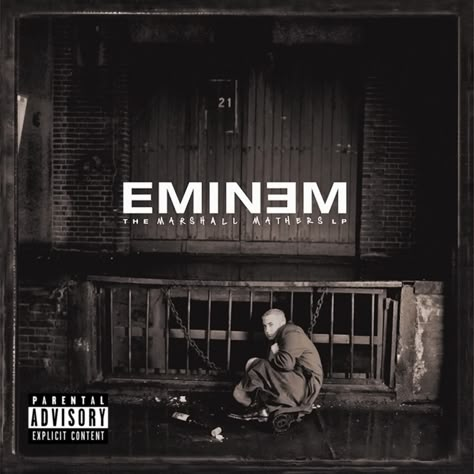 The Marshall Mathers LP is the second major-label studio album by Eminem, released on May 23, 2000, through Aftermath Entertainment and Interscope Records. Make sure to check out Eminem Marshall Mathers Lp, Eminem Albums, The Marshall Mathers Lp, Eminem Poster, The Eminem Show, Eminem Wallpapers, Rap Album Covers, Eminem Photos, The Real Slim Shady