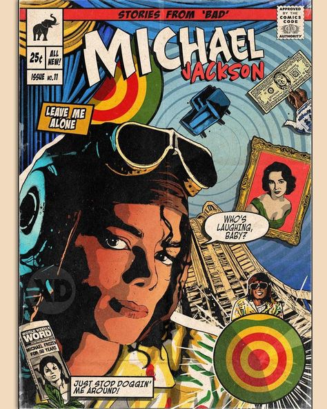 #MJ #The-King-of-Pop #Jackson5 #MichaelJackson Michael Jackson Comic Art, Michael Jackson Posters, Michael Jackson Bad Album, Michael Jackson Cover, Michael Jackson Poster, Michael Jackson Dangerous, Poster Vintage Retro, Gcse Art Sketchbook, Michael Jackson Art