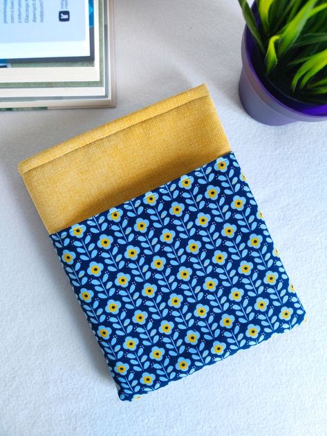 Pastel Leaves, Commuting To Work, Leaf Book, Book Protector, Book Pouch, Book Sleeve, Gifts For Bookworms, Fabric Book, Ebook Reader