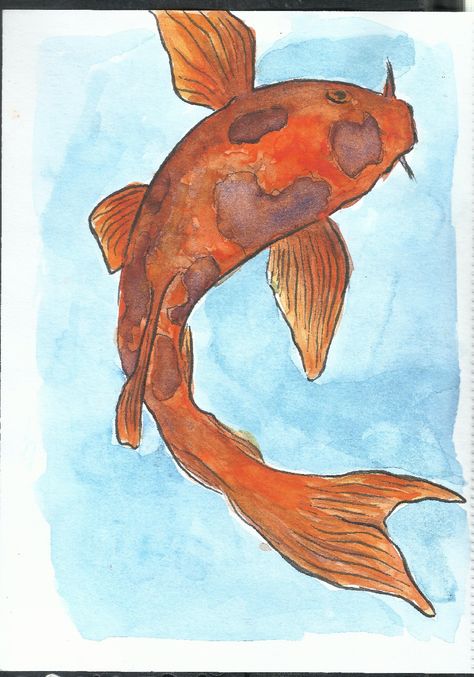 Catfish Watercolor Painting, Catfish Sketch, Catfish Painting, Catfish Drawing, Catfish Art, Fish Drawings, Mini Canvas Art, Mini Canvas, Big Fish