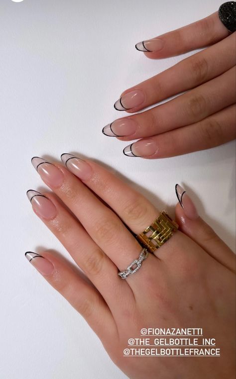 Transparent French Nails, Fiona Zanetti, Nails Inspo, French Nails, Nail Inspo, Silver Rings, Nails, Silver, Beauty