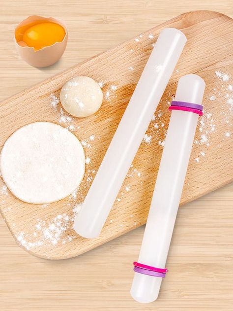 1pc Non-stick Rolling Pin, Adjustable Dough Roller For Baking Fondant cake making toolsI discovered amazing products on SHEIN.com, come check them out! Cake Making Tools, Dont Touch My Phone Wallpaper, Cake Making, Baking Business, Making Tools, Fondant Cake, Rolling Pin, White Collar, How To Make Cake