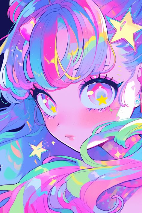 Magical Fruit, Pastel Kawaii, Really Cool Drawings, Quality Logo, Rainbow Art, Neon Art, Kawaii Wallpaper, Book Art Drawings, Funky Art