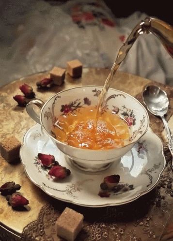 Tea GIF - Tea - Discover & Share GIFs Tea Gif, Glace Fruit, Books And Tea, 귀여운 음식 그림, Chocolate Caliente, High Tea, Tea Room, Tea Lover, Coffee Time