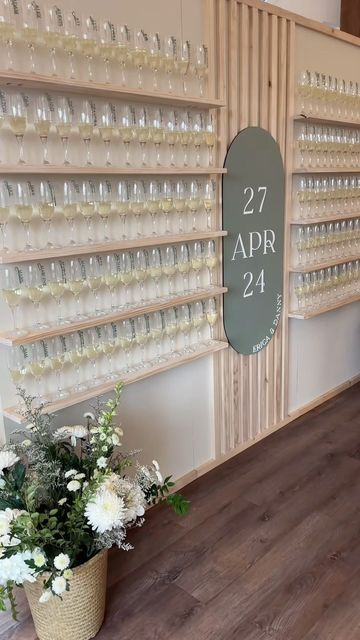 Wedding Content Creator | NJ, NY & Worldwide on Instagram: "...with every guest's name custom on each glass!! this wasn't even the seating chart🫢 
Signage: @miscellaneousmethods
Content Creator: @capturedmems_ 

Photo: @melissamacdonaldphoto
Video: @macdonald.films 
Venue: @renaultwineryresort
Day of Coordinator: @jetaimeweddingsnjfl
Hair: @hair.by.corinne
MUA: @_makeupbyginamarie_
Florist: @betinas
Dress Designer: @madewithlovebridal @lovelybriderochester
Bridesmaid Dresses: @clubllondon @reformation 
Pajamas: @skims
DJ: @onthebeatfx
Artist: @xobexstudio
Rentals: @ocraevents
Pet Attendant: @smile_n_wag
Bride + Groom: @erica.hughes @dannyaronson" Seating Chart Signage, Kristin Johns, Day Of Coordinator, Champagne Wall, Wedding Content, Dress Designer, Bridal Suite, Seating Chart, Seating Charts