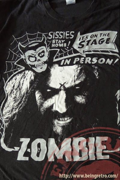 [Being Retro]: Summer of the T-SHIRTS...Slipping through the tree... Rob Zombie Poster, Ghost Shows, Rob Zombie, Punk Goth, Stay Home, Tour T Shirts, Music Poster, Hard Rock, Rock N Roll