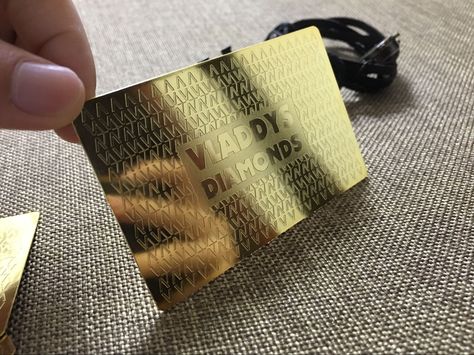 Gold metal cards portray a luxurious and very memorable effect, when handing over to a client they will not soon forget! When it comes to our metal cards the options are almost limitless 😎 Call us today for a quote! #ohmyprint #printing #metalbusinesscards #vip #vipcards #metalcards #goldcard #luxury #canada #nyc #america #diamond #customjewelry #wedding #bride #summer Vip Card Design, Apple Gadgets Iphone, Metal Business Cards, Member Card, Vip Card, Luxury Card, Membership Card, Skull Wallpaper, Money And Happiness