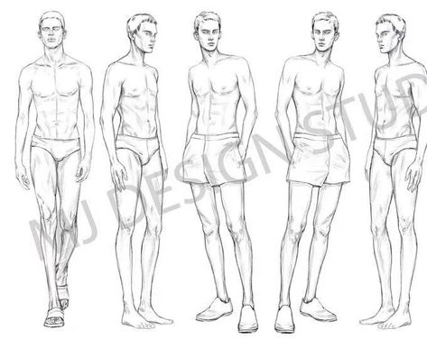 Fashion Illustration Template, Fashion Sketches Men, Croquis Fashion, Fashion Figure Templates, Fashion Illustration Poses, Fashion Figure Drawing, Model Sketch, Fashion Drawing Sketches, Mens Fashion Illustration